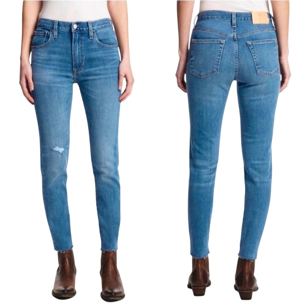 Frye Sienna Crop Skinny Cotton Stretch Jeans Size 27 Preppy Boho